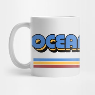 Ocean View, Delaware / / Retro Styled Design Mug